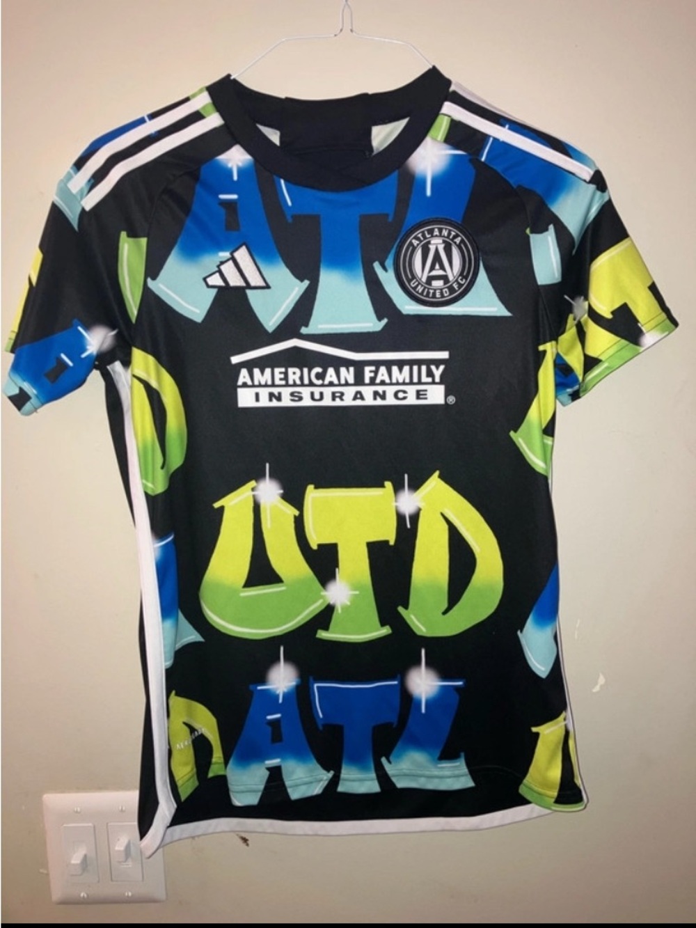 Adidas Atlanta United FC MLS Soccer 23/24 Aeroready Third Jersey Men's